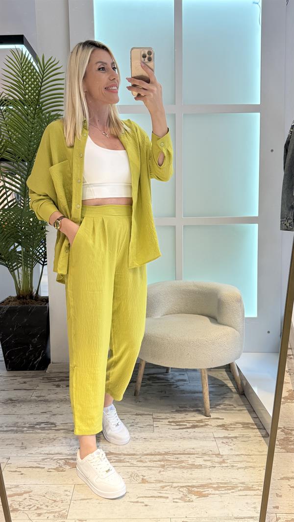 HUSKEY CREP YEŞİL TAKIM