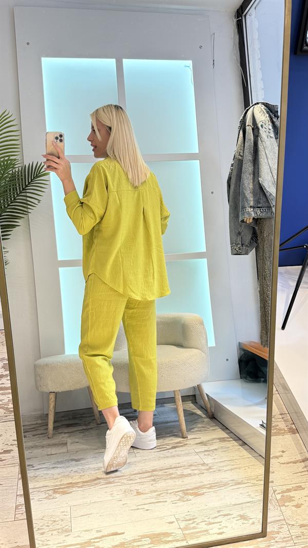 HUSKEY CREP YEŞİL TAKIM