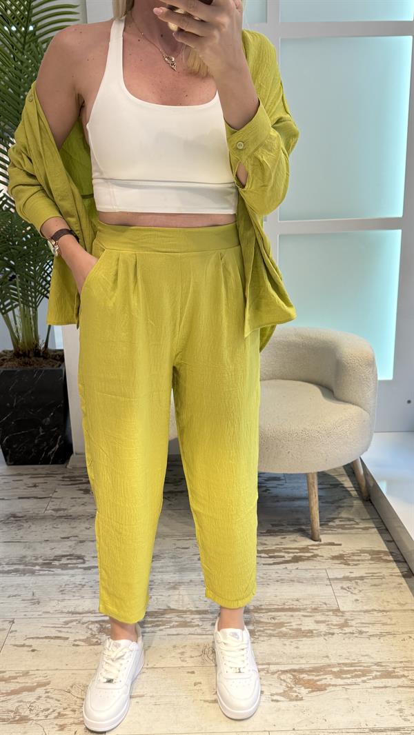 HUSKEY CREP YEŞİL TAKIM