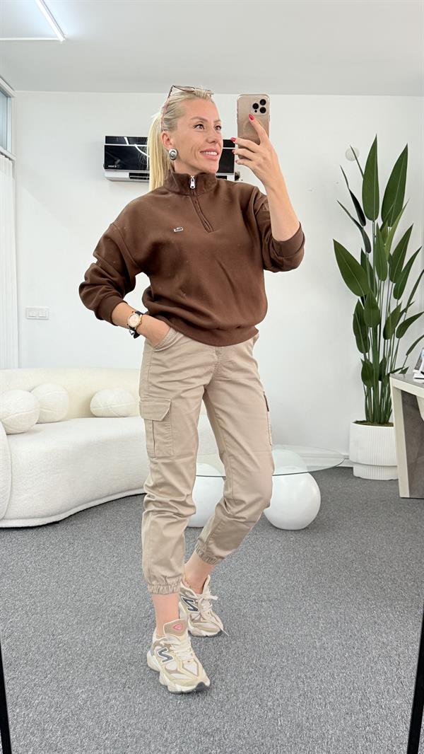 JAYLA KAHVERENGİ SWEATSHIRT