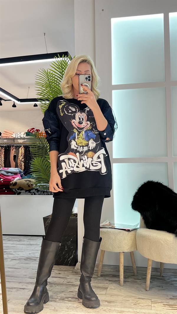 KCH TASARIM SİYAH SWEAT