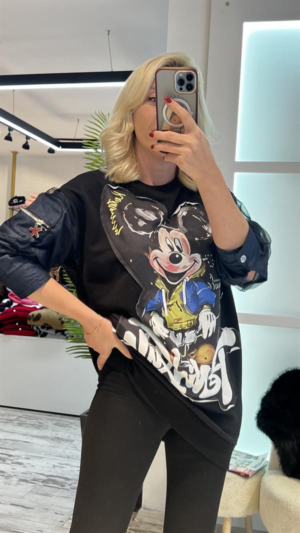 KCH TASARIM SİYAH SWEAT