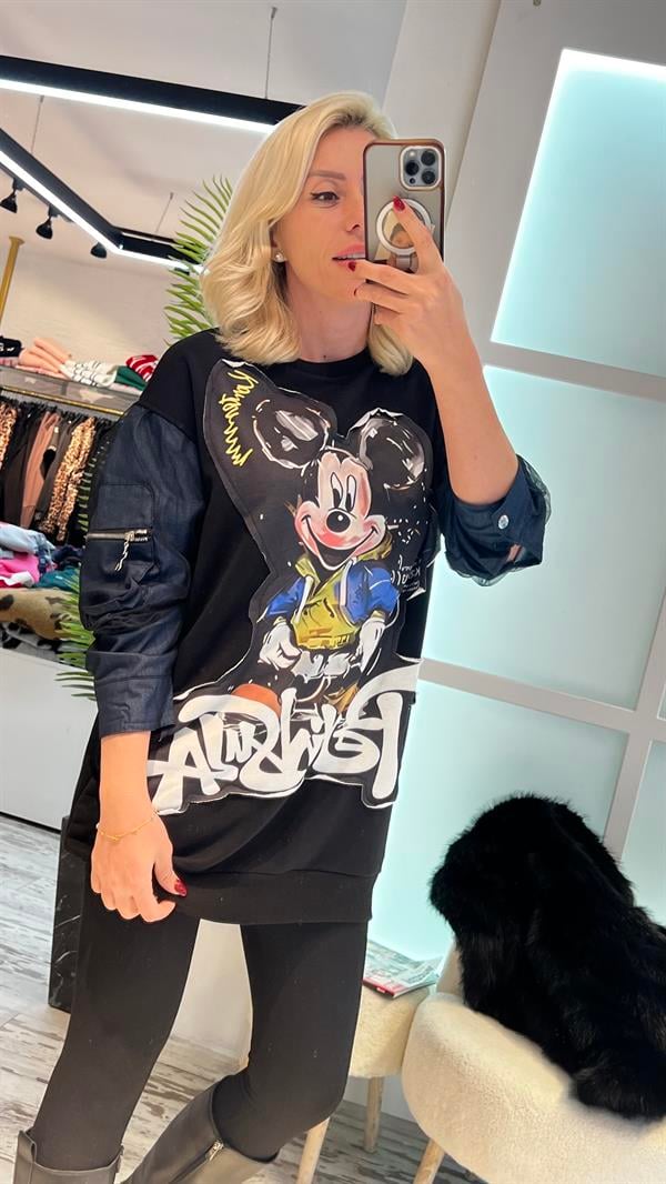 KCH TASARIM SİYAH SWEAT