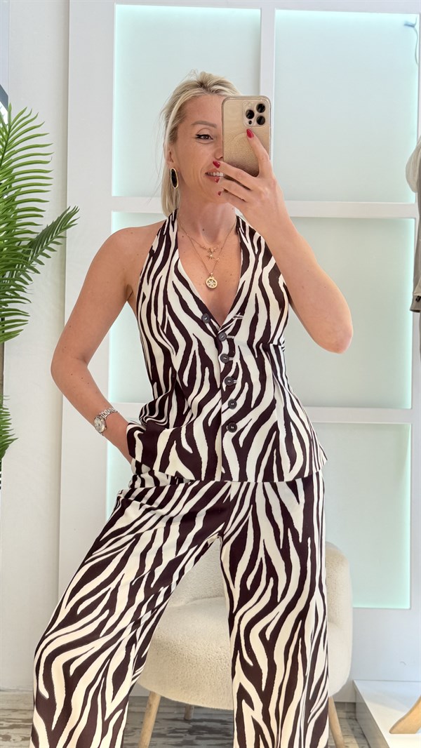 KLENS ZEBRA DESENLİ TAKIM 