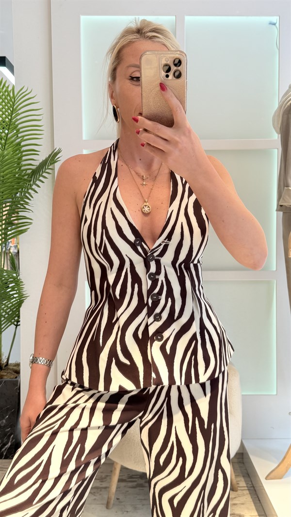 KLENS ZEBRA DESENLİ TAKIM 