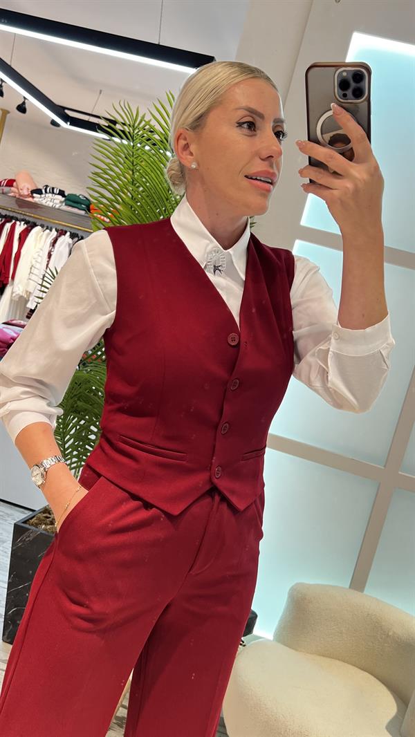KLY BORDO YELEKLİ TAKIM 