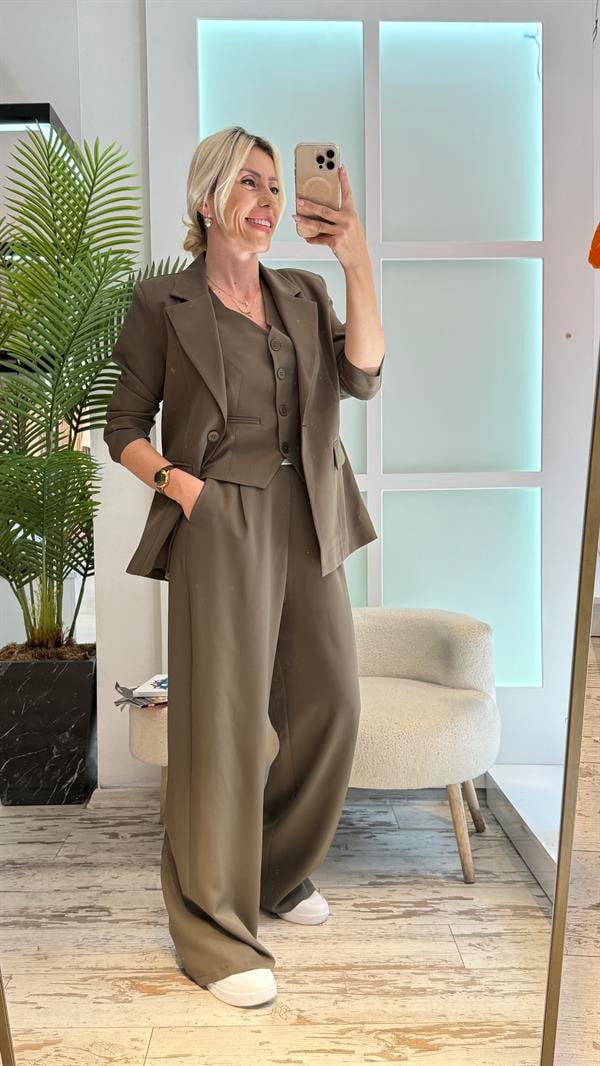 KNOX HAKİ YEŞİL TASARIM TAKIM