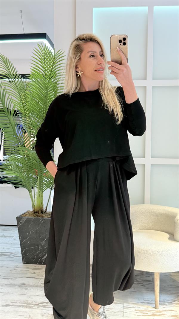 KULOSA SİYAH MODAL TAKIM