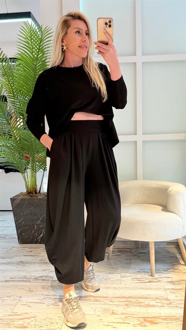 KULOSA SİYAH MODAL TAKIM