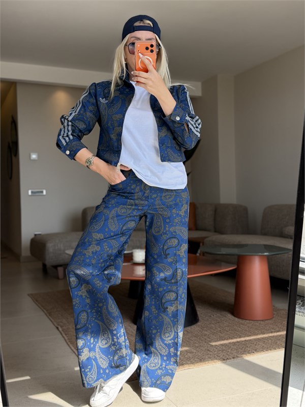FERİS KOYU  MAVİ KOT TAKIM 