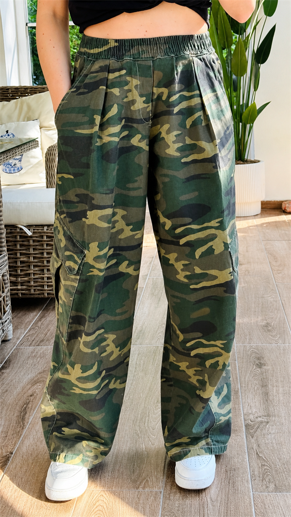 LEYDİ KAMUFLAJ PANTOLON