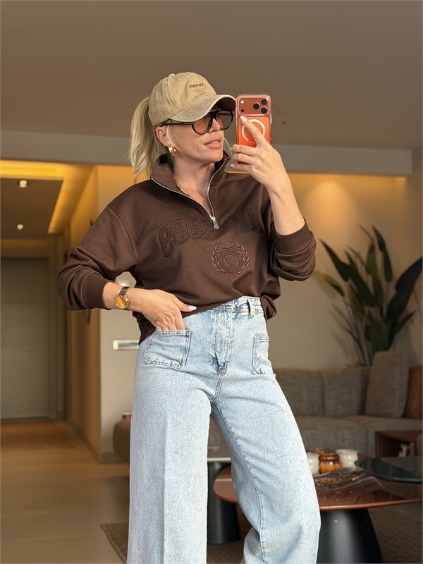 LİLİE KAHVE SWEATSHIRT