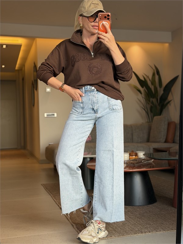 LİLİE KAHVE SWEATSHIRT