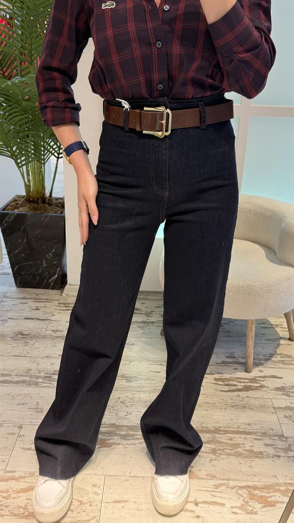 LİPA KOYU MAVİ PALAZZO JEAN