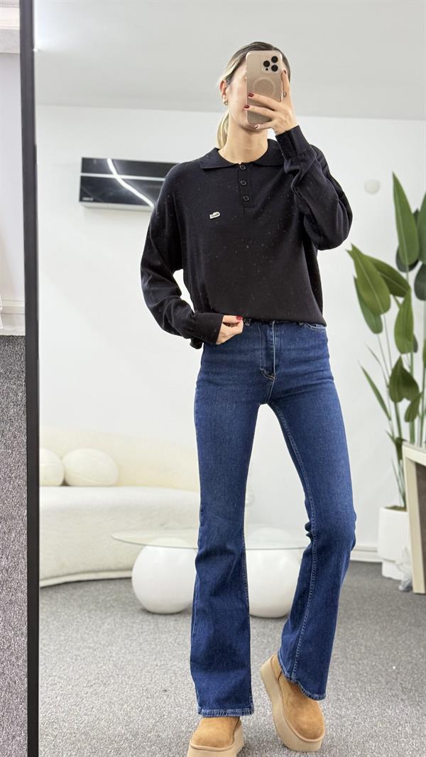 LORSS KAHVERENGİ DÜĞMELİ KAZAK