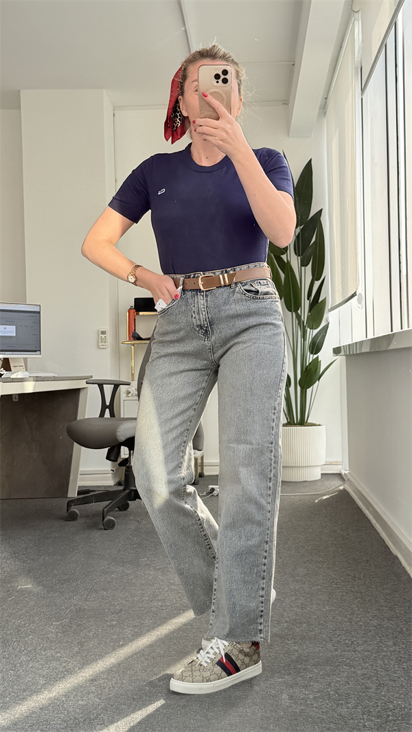 LUİSE LACİVERT TSHIRT