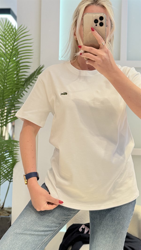 LUJO BEYAZ TSHRT 