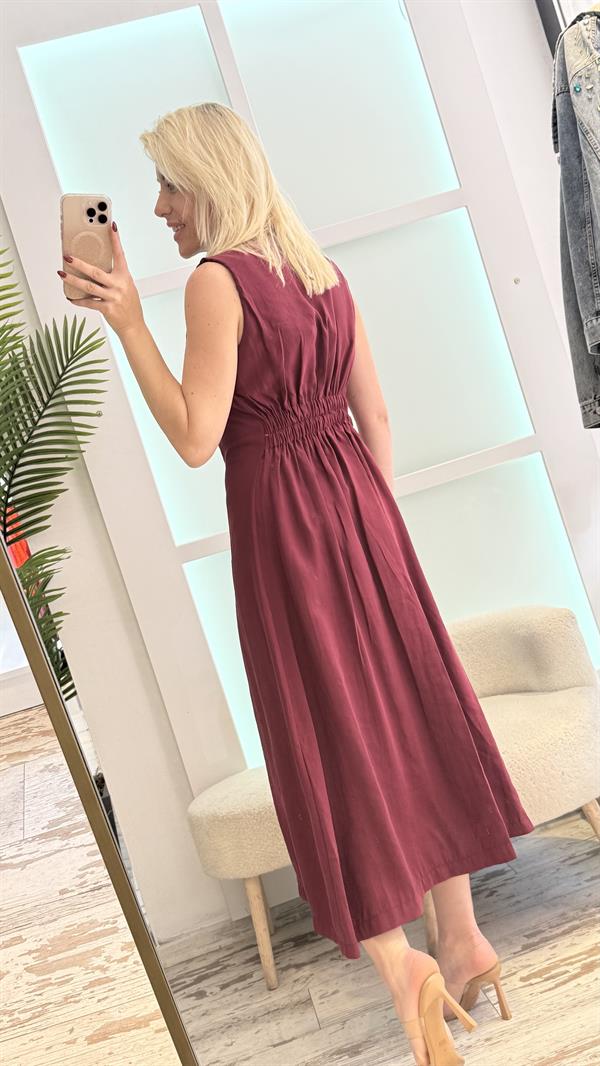 LUNEA BORDO GÖMLEK ELBİSE