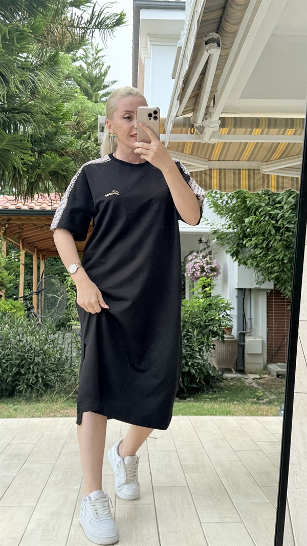 MARİE SİYAH ELBİSE