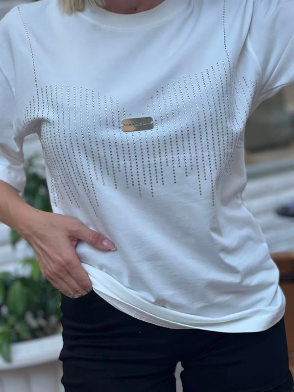 WHITE MARKA TSHRT TAŞLI