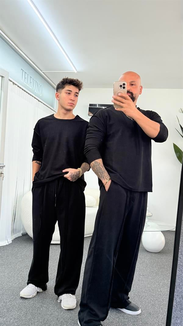 MİSSİLE ÜNİSEX SİYAH  EŞOFMAN ALTI