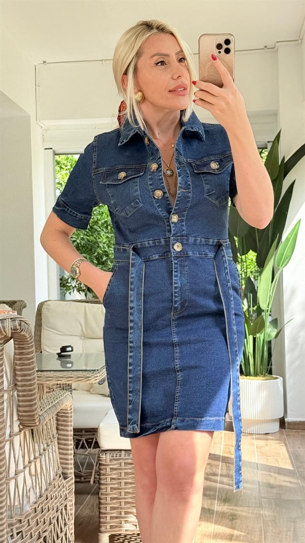 MONSU JEAN KOT ELBİSE 