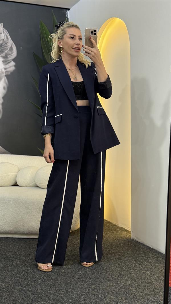 NATASSHA LACİVERT BLAZER CEKET