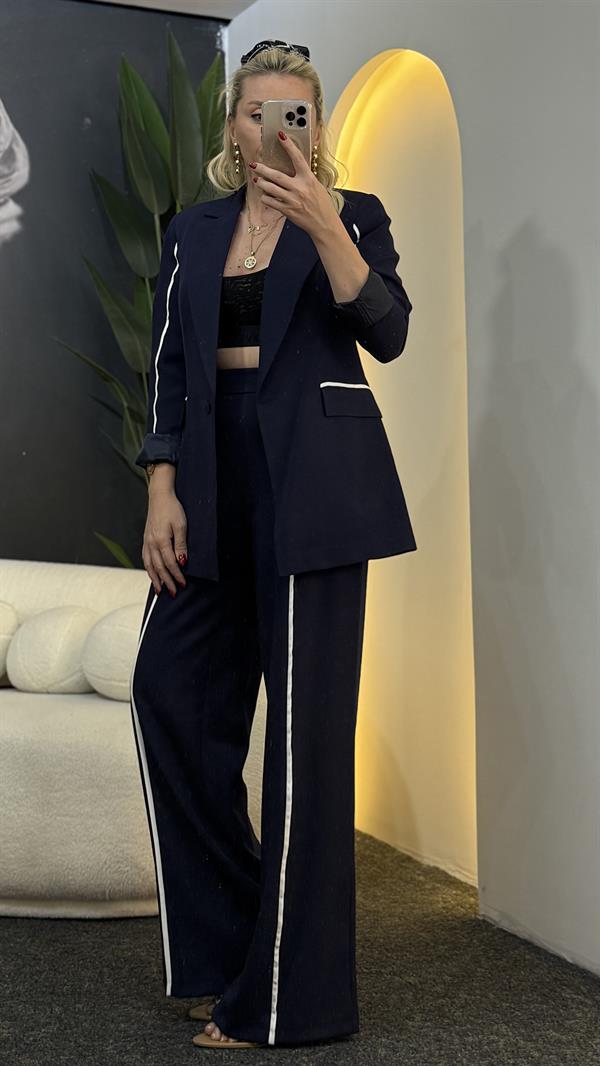 NATASSHA LACİVERT TAKIM