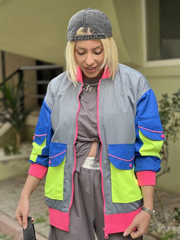 NEON DETAYLI KOT CEKET 