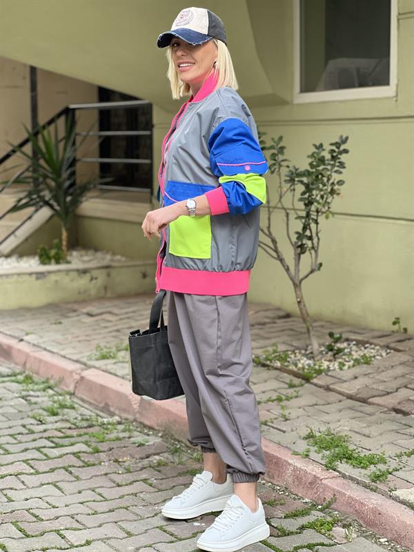 NEON DETAYLI KOT CEKET 