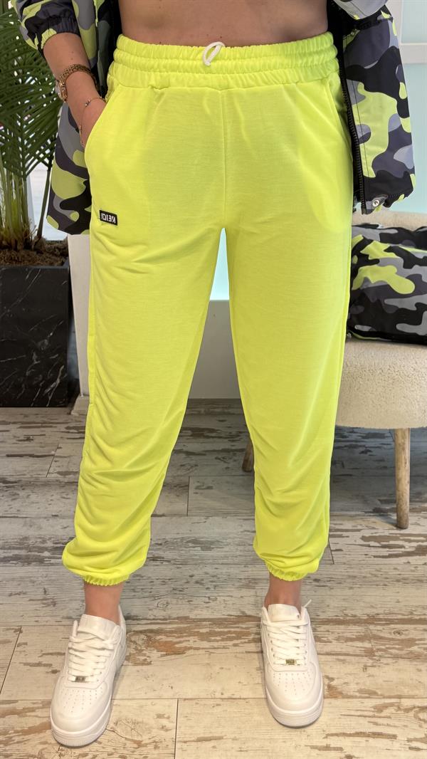 NEON YEŞİL EŞOFMAN ALTI