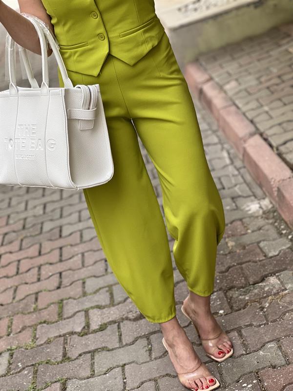 NEON YEŞİL PANTOLON 