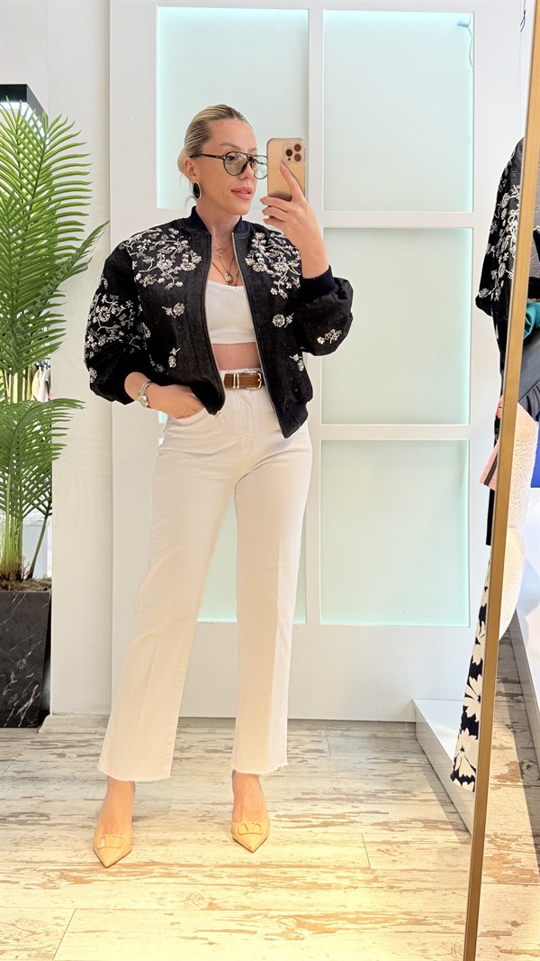 NESB BEYAZ JEAN PANTOLON 