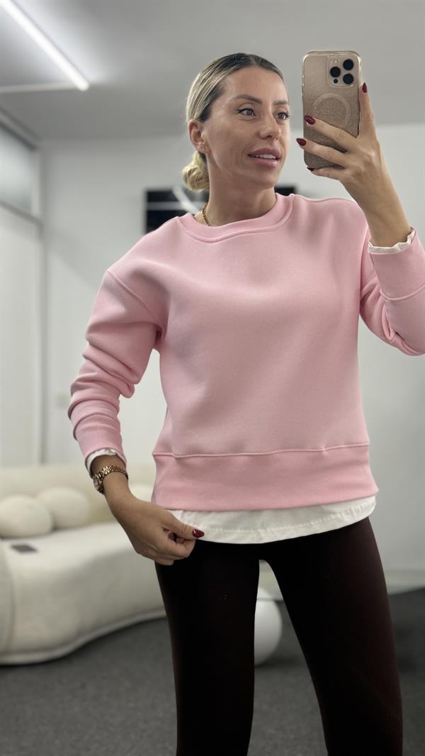 NOAH PEMBE SWEATSHIRT