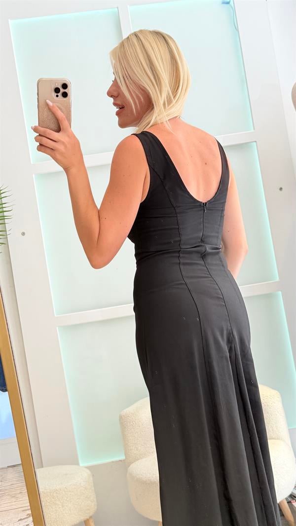 OLALA SİYAH ELBİSE