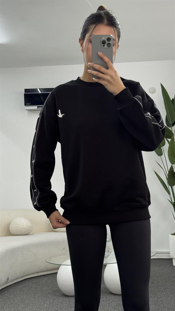 OLİVİA SİYAH SWEATSHIRT