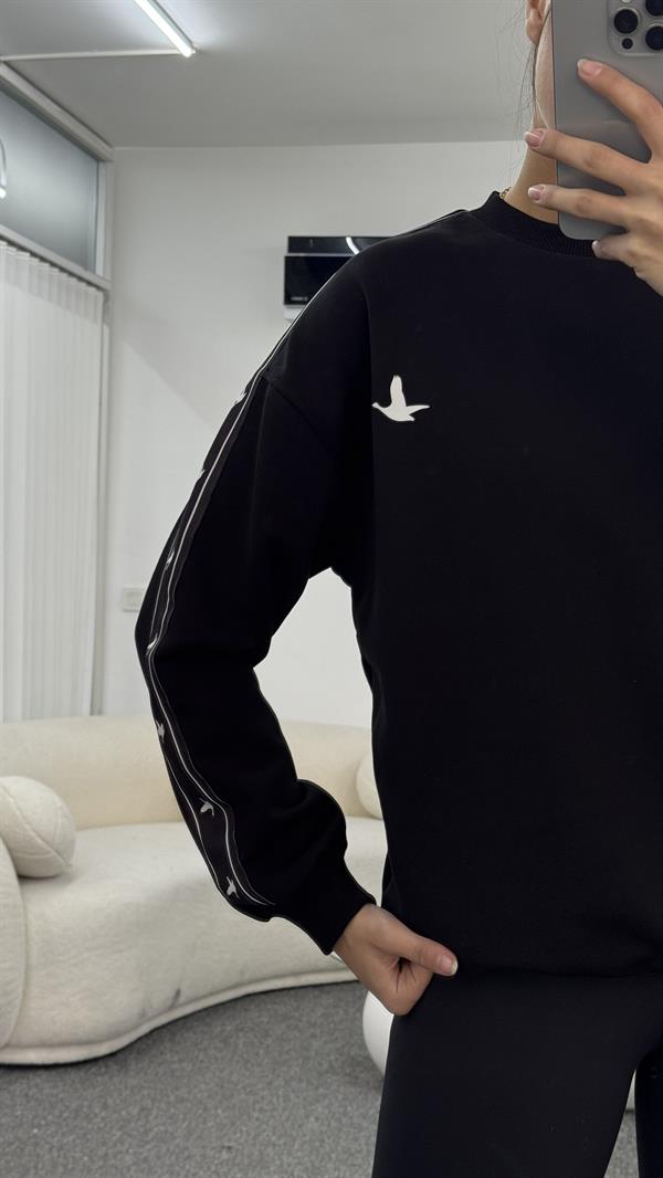 OLİVİA SİYAH SWEATSHIRT