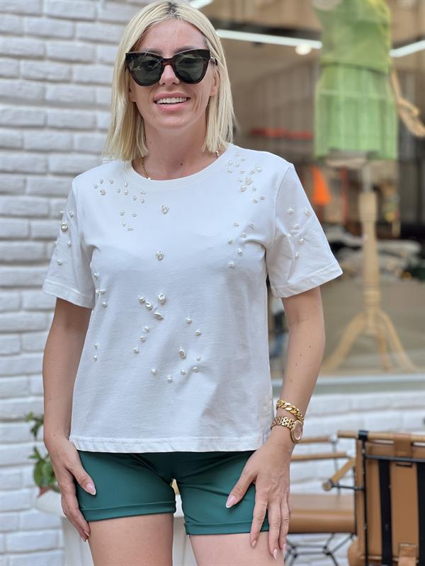 SHORT ORJ MARKA BEYAZ TSHRT 