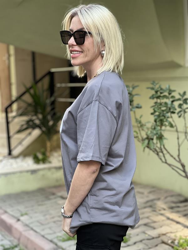 ORJ MARKA GRİ TSHRT 