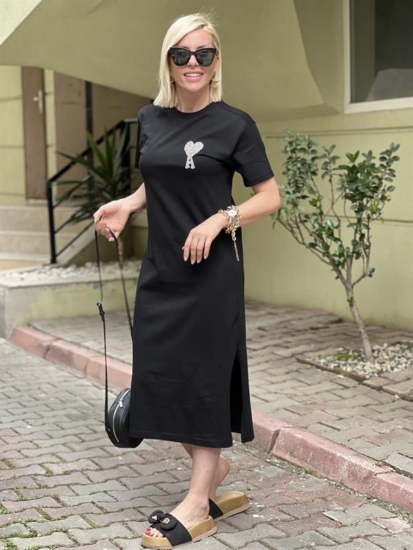 MİNERVA  SİYAH ELBİSE 