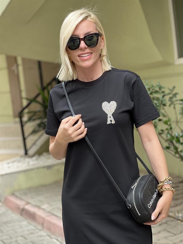 MİNERVA  SİYAH ELBİSE 