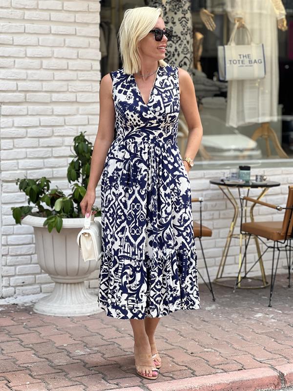 PANOPLY LACİVERT ELBİSE