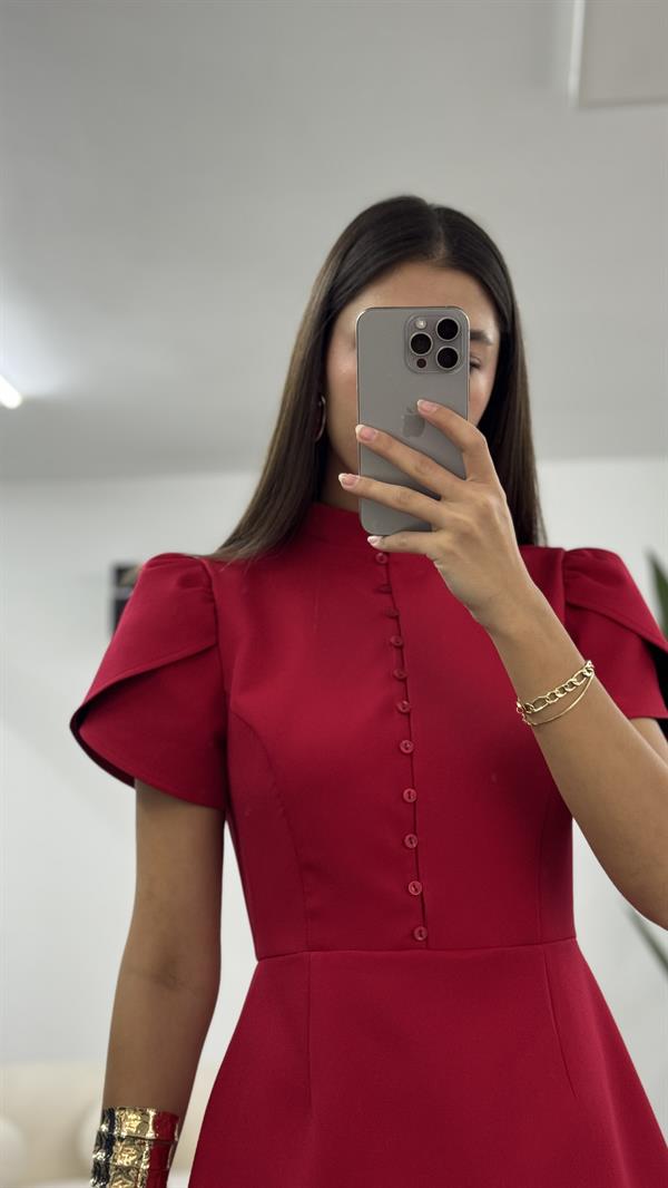 PERLA KIRMIZI ELBİSE 
