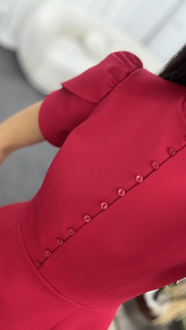 PERLA KIRMIZI ELBİSE 