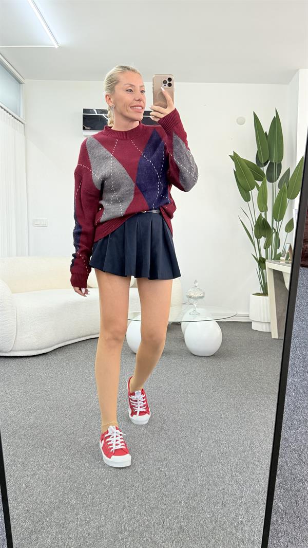 PEROLAS BORDO TRİKO KAZAK