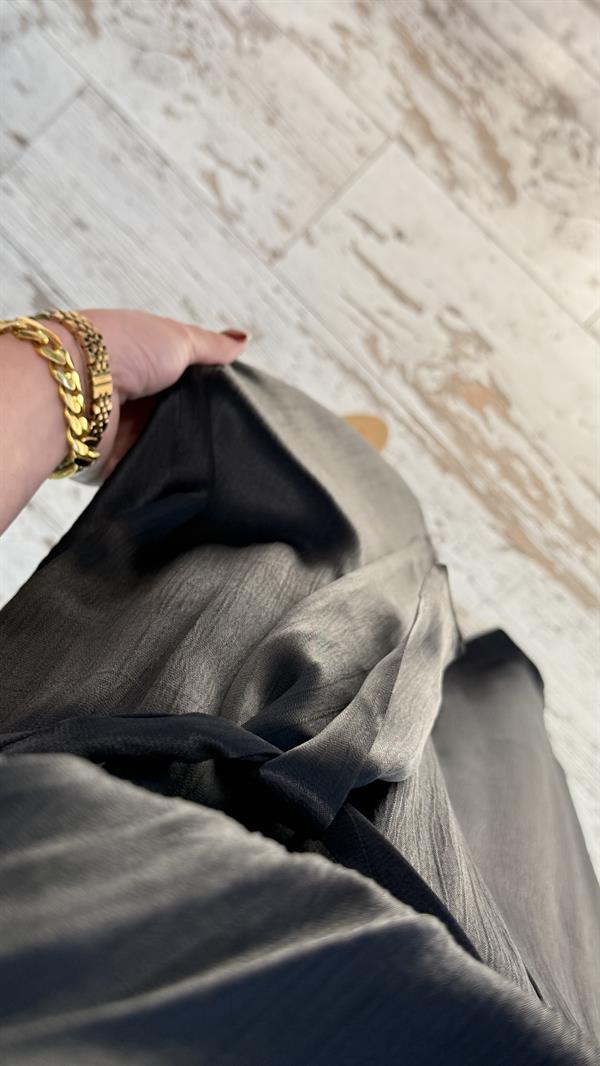 POLS SİYAH SATEN TULUM