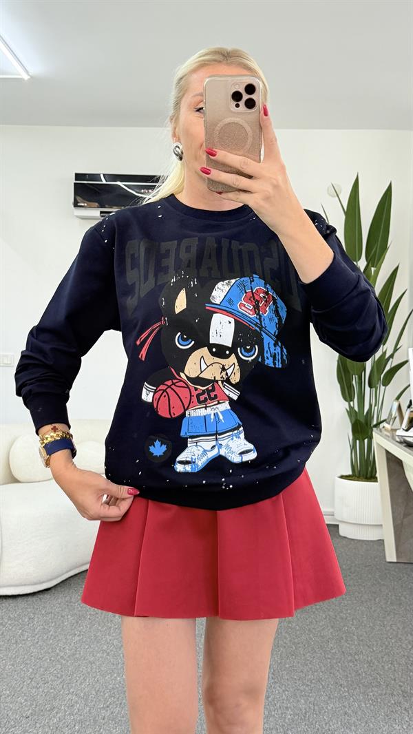 POTY LACİVERT SWEATSHIRT
