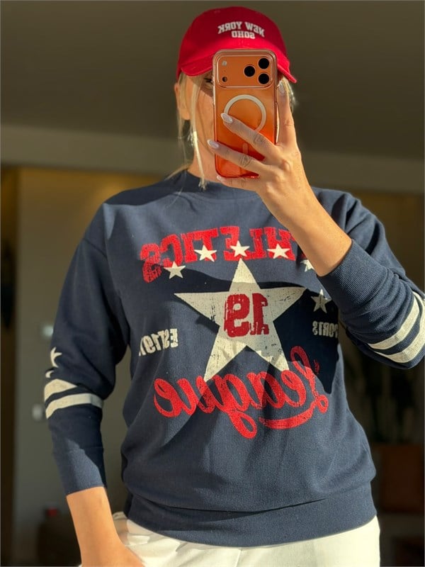 PYURA LACİVERT SWEATSHIRT