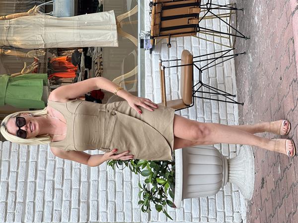 LIANA KOYU KAHVE ELBİSE 