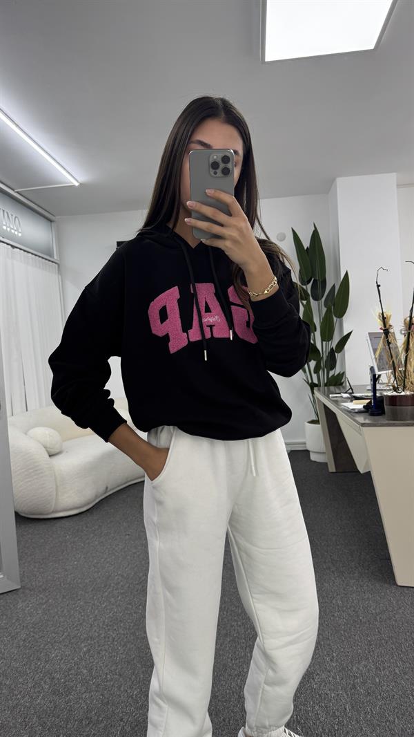 RELİS SİYAH SWEATSHIRT